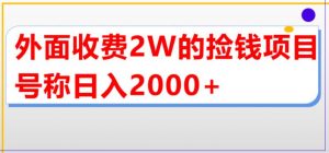 外面收费2w的直播买货捡钱项目，号称单场直播撸2000+【详细玩法教程】-林文副业站