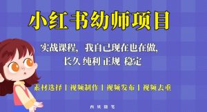 单天200-700的小红书幼师项目（虚拟），长久稳定正规好操作！-林文副业站