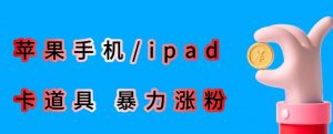 最新利用苹果手机/ipad的ios系统，卡道具搬短视频，百分百过原创-林文副业站