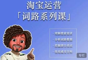 照顾酱·词路篇,手把手带你理解关键词背后的需求,想要做好淘宝,就必须理解词路-林文副业站