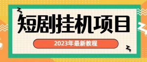 2023年最新短剧挂机项目，暴力变现渠道多【揭秘】-林文副业站
