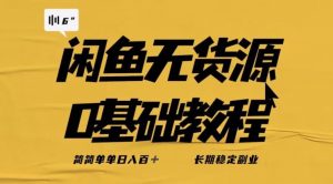 独家闲鱼无货源详细玩法，简简单单日八百+，长期稳定副业【揭秘】-林文副业站