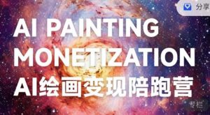 蛮驴·AI绘画变现陪跑营,快速产出可商业变现的图-林文副业站