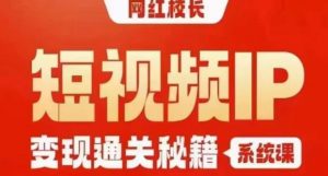 网红校长短视频IP变现通关秘籍｜系统课，产品篇，短视频篇，商业篇，私域篇，直播篇-林文副业站