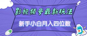 影视号最新玩法，新手小白月入四位数，零粉直接上手【揭秘】-林文副业站