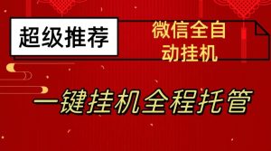 最新微信挂机躺赚项目，每天日入20—50，微信越多收入越多【揭秘】-林文副业站