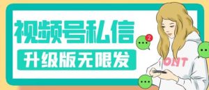 视频号暴力私信升级版，引流精准效果炸裂（教程+脚本）【揭秘】-林文副业站