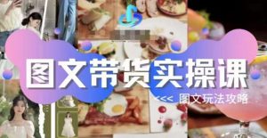 图文带货实操课，图文玩法攻略玩法-林文副业站