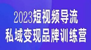 短视频导流·私域变现先导课，5天带你短视频流量实现私域变现-林文副业站