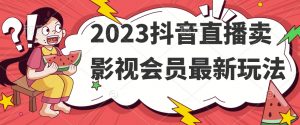 2023抖音直播卖影视会员最新玩法-林文副业站