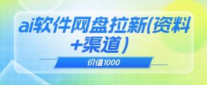 价值1000免费送ai软件实现uc网盘拉新（教程+拉新最高价渠道）【揭秘】-林文副业站