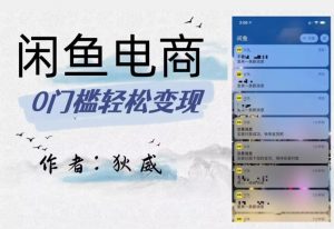外面收费1980的闲鱼电商终极版，保姆级教程（附选品表）-林文副业站