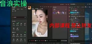 2024最新女生无声版无人直播全套教程，疯狂撸音浪【揭秘】-林文副业站