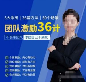 黄景:团队激励36计-Get职场竞争力,进阶管理高手-林文副业站