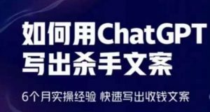 如何用ChatGPT写出杀手文案,6个月实操经验,快速写出收钱文案-林文副业站