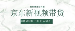 2024最新京东视频带货项目，最新0粉强开无脑搬运爆款玩法，小白轻松上手【揭秘】-林文副业站
