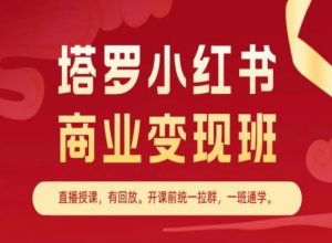 塔罗小红书商业变现班，小红书变现教程-林文副业站