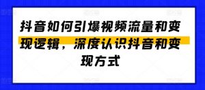 抖音如何引爆视频流量和变现逻辑，深度认识抖音和变现方式-林文副业站