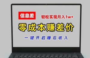 零成本赚差价，各大平台账号批发倒卖，一键开启睡后收入，轻松实现月入1w+【揭秘】-林文副业站