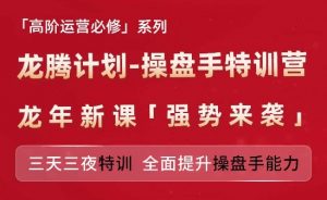 亚马逊高阶运营必修系列，龙腾计划-操盘手特训营，三天三夜特训 全面提升操盘手能力-林文副业站