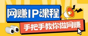 ip合伙人打造1.0,从0到1教你做网创,实现月入过万【揭秘】-林文副业站