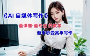 AI自媒体文章创作全网最详细教程，新手秒变写作高手，多方位发展-林文副业站
