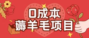 0成本，薅羊毛玩法一分钱不花一部手机即可操作单机1个小时30+-林文副业站