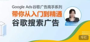 Google Ads谷歌广告高手 – 搜索广告,带你从入门到精通谷歌搜索广告-林文副业站