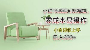 小红书减肥AI新赛道,零成本易操作,日入多张,小白轻松上手【揭秘】-林文副业站