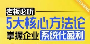 【老板必听】5大核心方法论,掌握企业系统化盈利密码-林文副业站