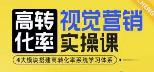 高转化率·视觉营销实操课,4大模块搭建高转化率系统学习体系-林文副业站