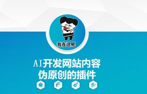 AI开发网站内容伪原创的插件，从零开始手把手教学-林文副业站