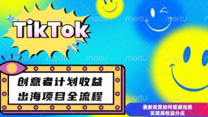 最新TikTok创意者计划开通条件及变现，如何规避违规实现高收益分成【揭秘】-林文副业站