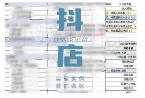 抖音小店对账全攻略，全面讲解抖店对账的核心逻辑与实操技巧，轻松掌握电商财务管理-林文副业站