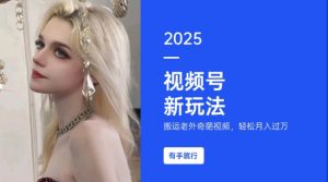 搬运老外奇葩视频，撸视频号分成计划收益，每天只需一小时，新手小白轻松月入过W-林文副业站