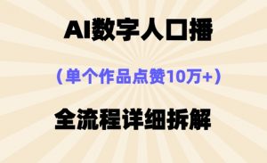 AI数字人口播，单个作品点赞10万+，操作方法十分简单-林文副业站