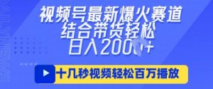 视频号最新爆火ai民国美女视频，轻松百万播放，结合带货日入数张-林文副业站