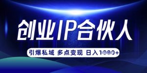 云帆·创业ip合伙人打造3.0，从0到1教你做网创，实现月入过W-林文副业站